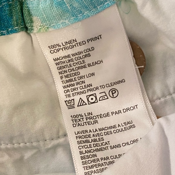 Tommy Bahama linen shorts with 4 pockets - Picture 6 of 9